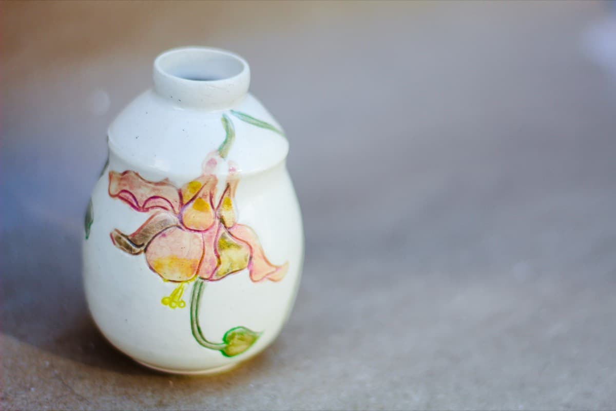 Pottery piece detail