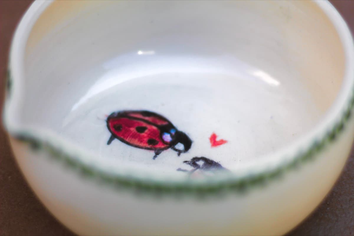 Pottery piece detail