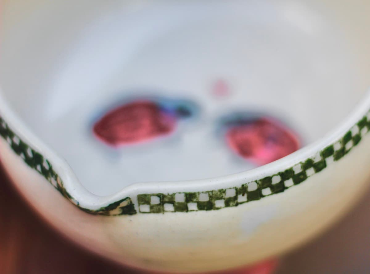 Pottery piece detail