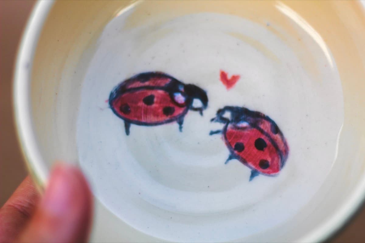 Pottery piece detail
