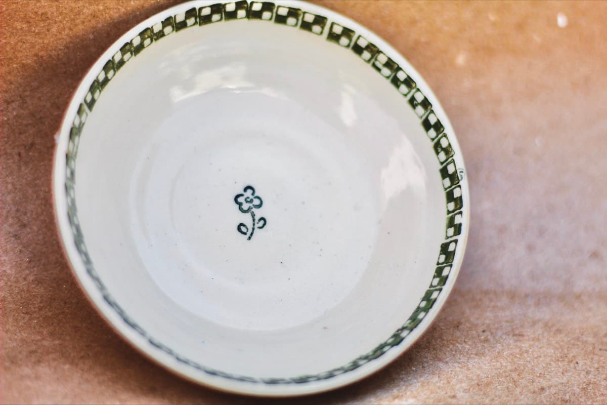 Pottery piece detail