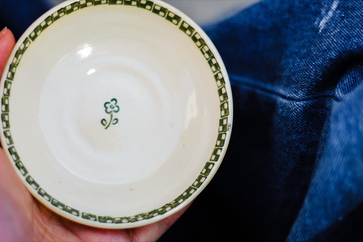Pottery piece detail