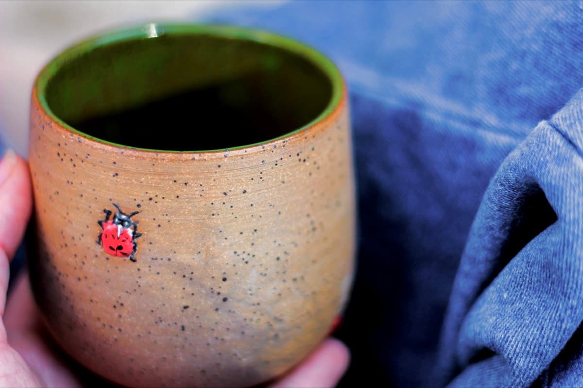 Pottery piece detail