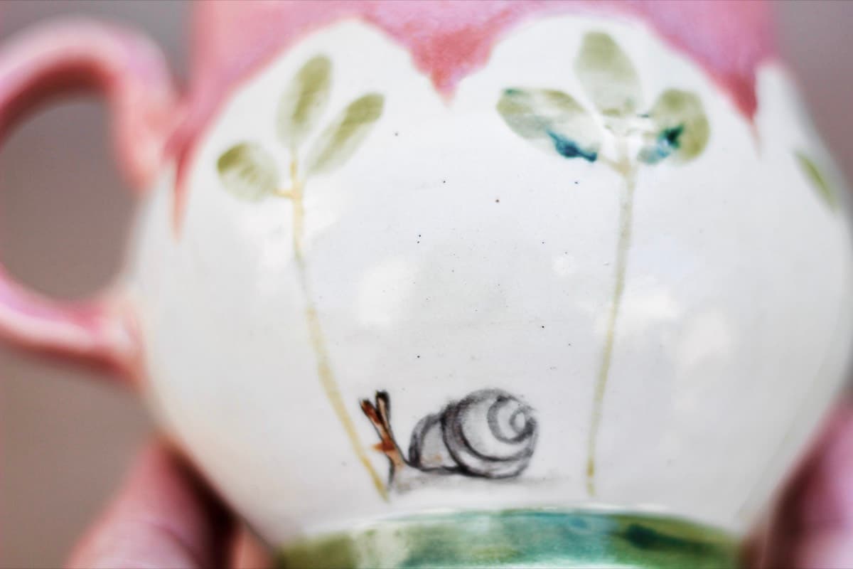 Pottery piece detail